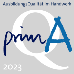 primAQ AusbildungsQualität Handwerk Auszeichnung 2023